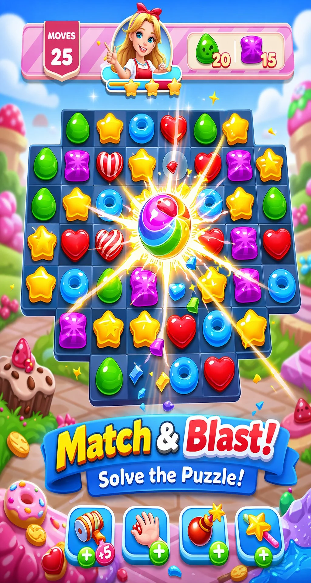 Sugar Match Game screenshot